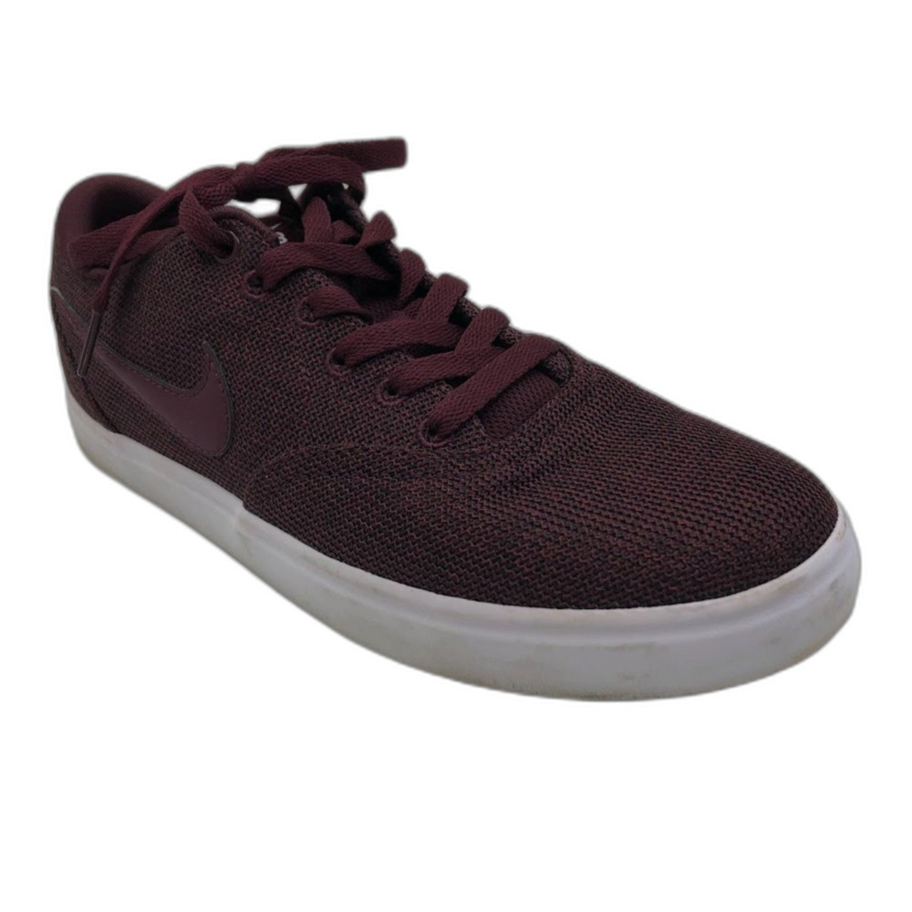 Nike SB Check Women's Burgundy Sneakers Size 9 Walking Athlethic Fabric Upper